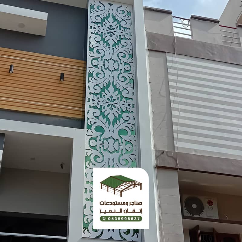 تركيب واجهة قص ليزر